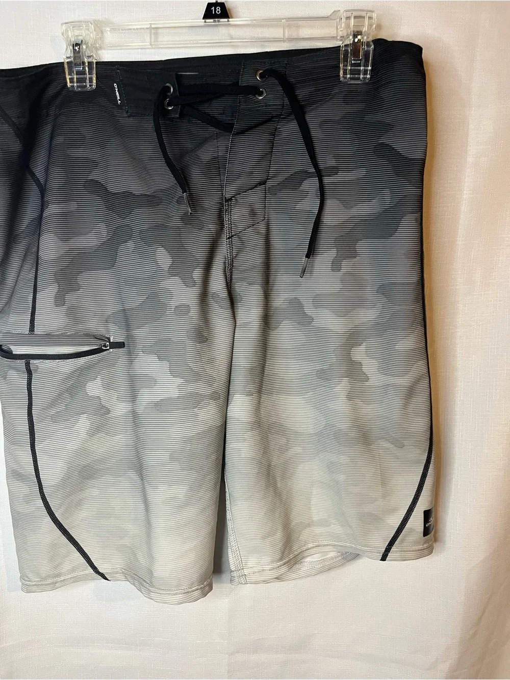 O'Neill Gray Camo Swim Board Shorts